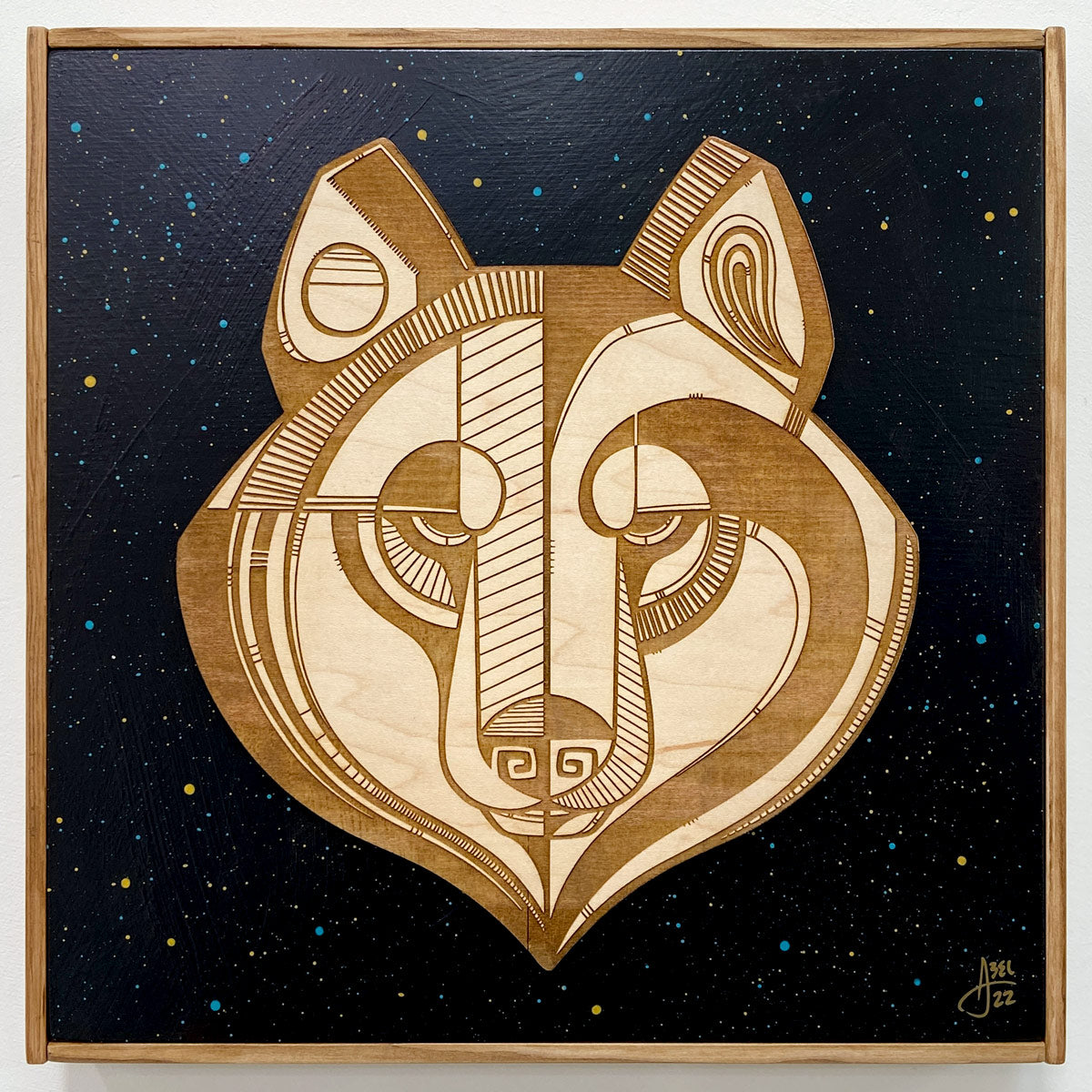 Laser Wolf Black Erik Abel Archimedes Gallery