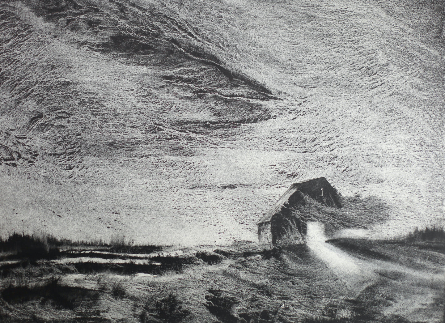 Untitled 1 Large Watercolor - Chris Sorensen