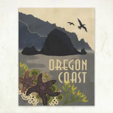 Oregon Coast - Wood Print