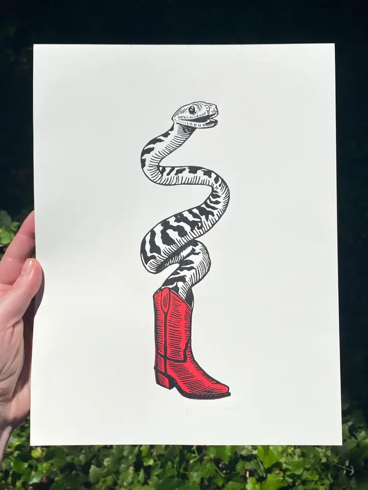 Snake in Boot - Augury Press